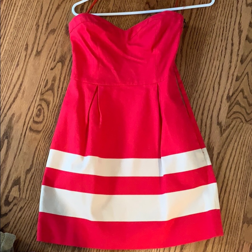 Zara strapless dress